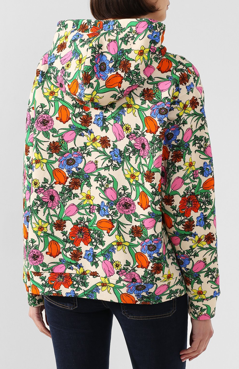 Хлопковое худи GUCCI, арт. 610156/XJCCI, фото 4