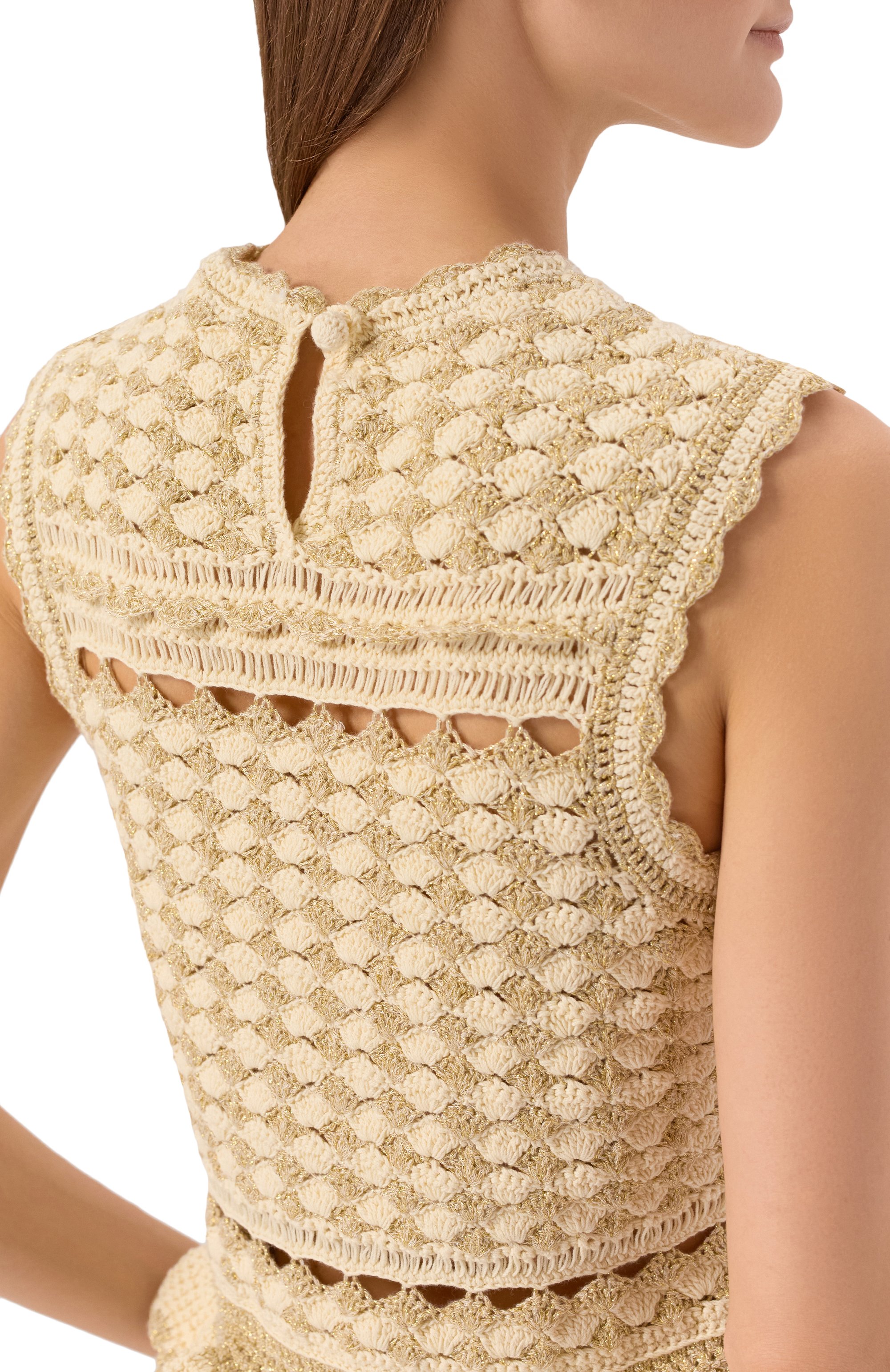 Топ из вискозы и хлопка ZIMMERMANN, арт. 6564TRS262, фото 5