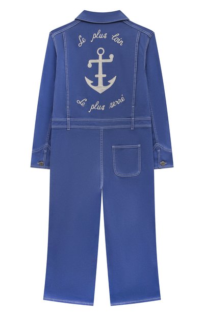 Комбинезон GUCCI синего цвета по цене 73500 руб., арт. 591357 XDAZR, фото 2 Комбинезон GUCCI, арт. 591357 XDAZR, фото 2