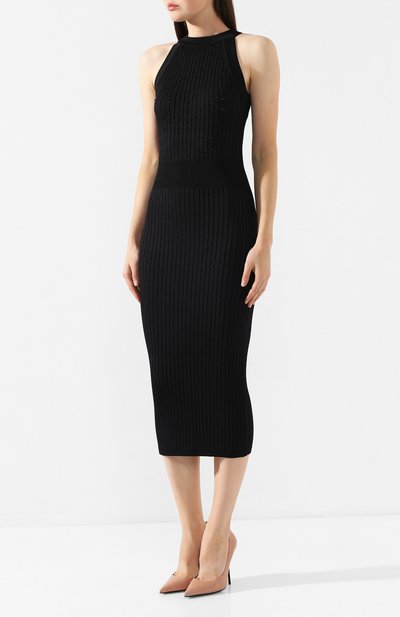 Платье из вискозы BALMAIN, арт. SF26371/K487, фото 3