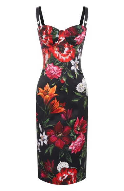 Женское атласное платье DOLCE & GABBANA, арт. F6TZYT/FSIB2