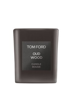 Свеча oud wood (675.5g) TOM FORD бесцветного цвета, арт. TAW8-01 | Фото 1 (Ограничения доставки: flammable)