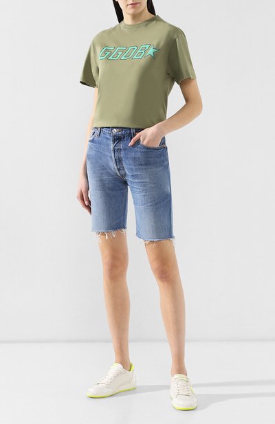 Хлопковая футболка GOLDEN GOOSE DELUXE BRAND, арт. G34WP124.L5, фото 2