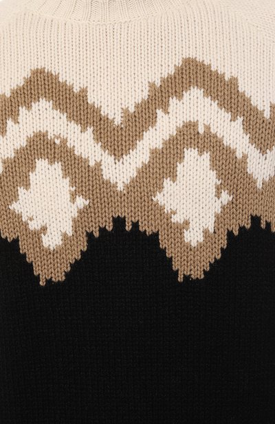 Кашемировый свитер PRADA черно-белого цвета по цене 380000 руб., арт. UMB337-10O7-F0040-212, фото 5 Кашемировый свитер PRADA, арт. UMB337-10O7-F0040-212, фото 5