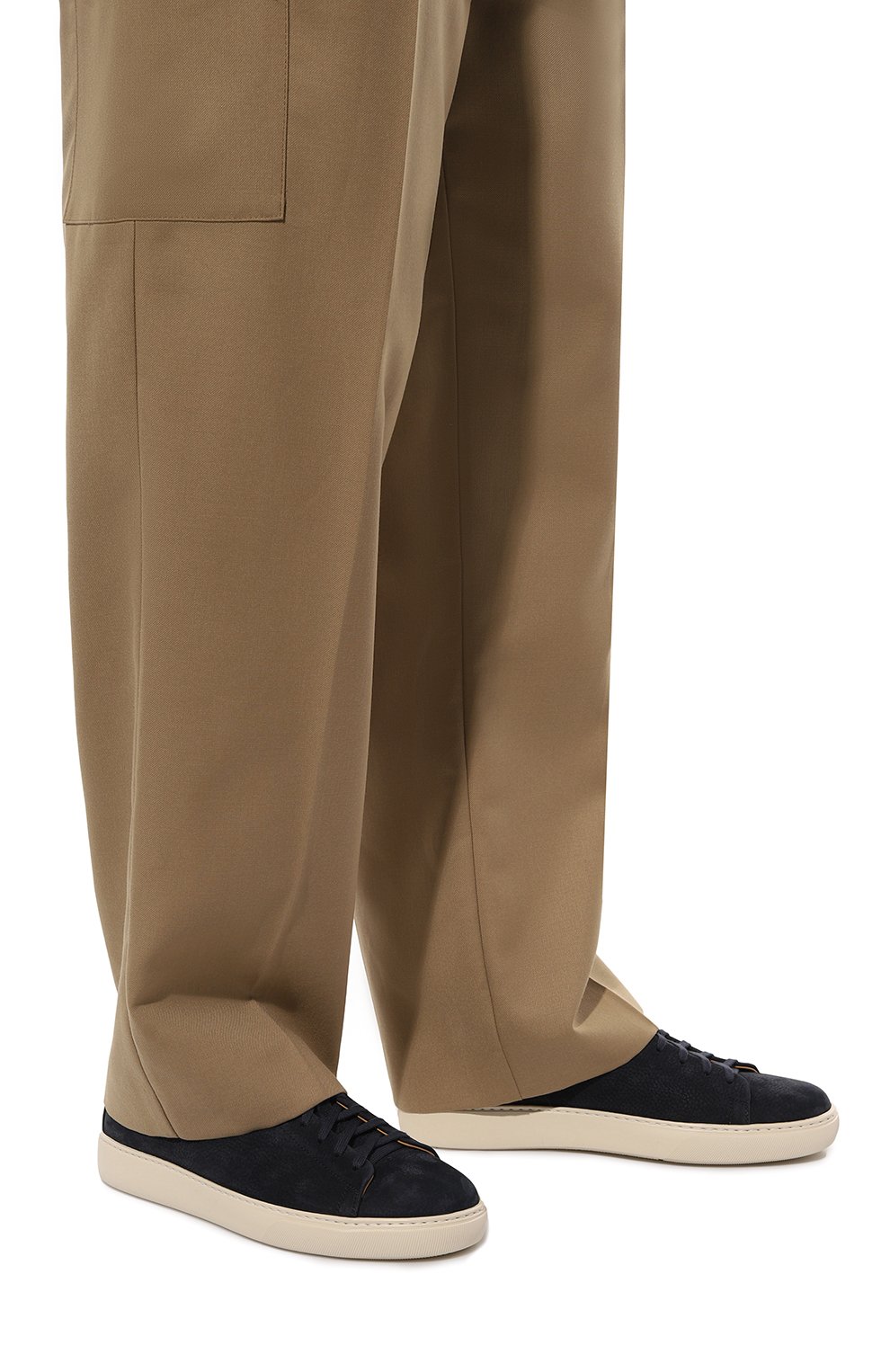 Кеды из нубука H`D`S`N BARACCO темно-синего цвета по цене 42100 руб., арт. C0LBY.N.2*, фото 3 Кеды из нубука H`D`S`N BARACCO, арт. C0LBY.N.2*, фото 3