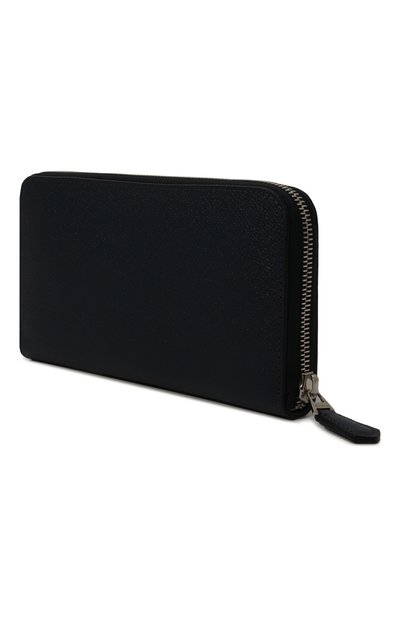 Кожаное портмоне SANTONI темно-синего цвета по цене 54100 руб., арт. UFPPA2372F0-ANCFU78, фото 2 Кожаное портмоне SANTONI, арт. UFPPA2372F0-ANCFU78, фото 2