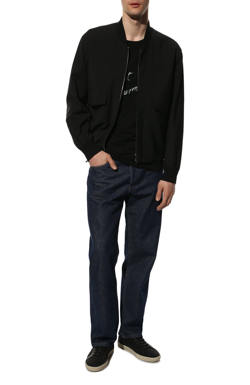 Текстильные кеды court classic sl/06 SAINT LAURENT, арт. 611106/GUP50, фото 2