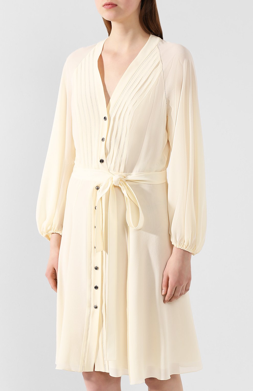 Шелковое платье CHLOÉ, арт. CHC20UR043002, фото 3