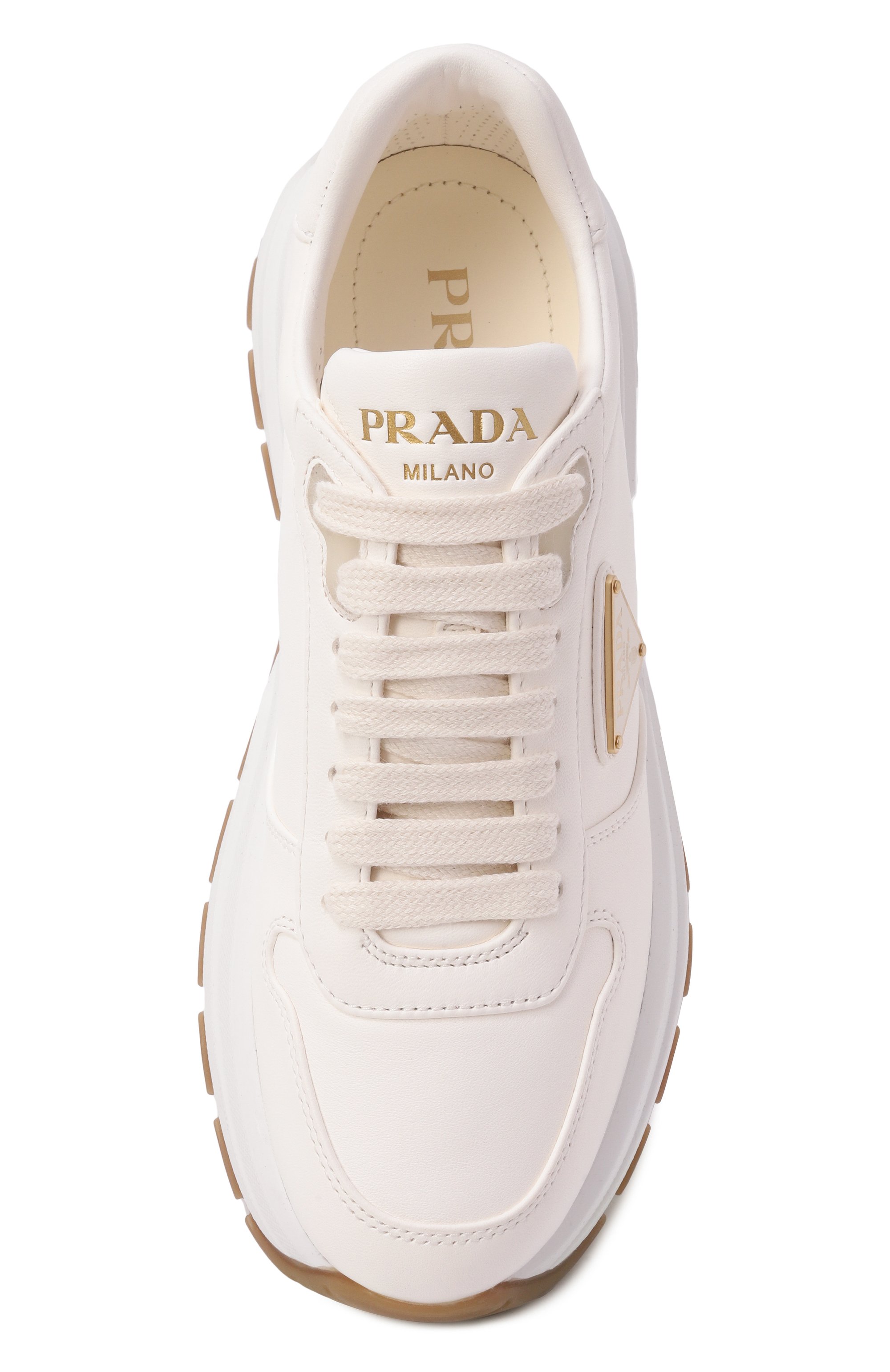 Кожаные кроссовки prax 01 PRADA, арт. 1E804M/038, фото 6