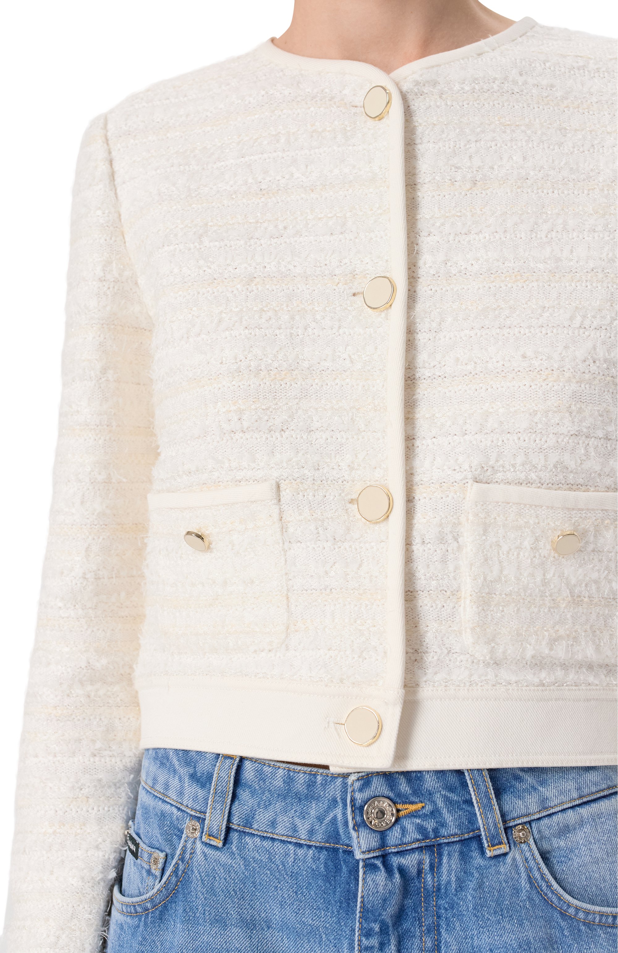 Комбинированный жакет NINA RICCI, арт. 25PMCR003/ML0578, фото 5