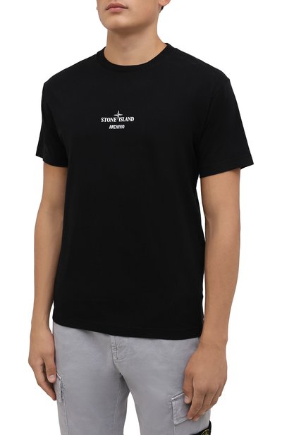 Хлопковая футболка STONE ISLAND, арт. 75152NS91, фото 3