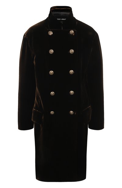 Женское пальто из вискозы и шелка GIORGIO ARMANI, арт. GW001897/TE10831