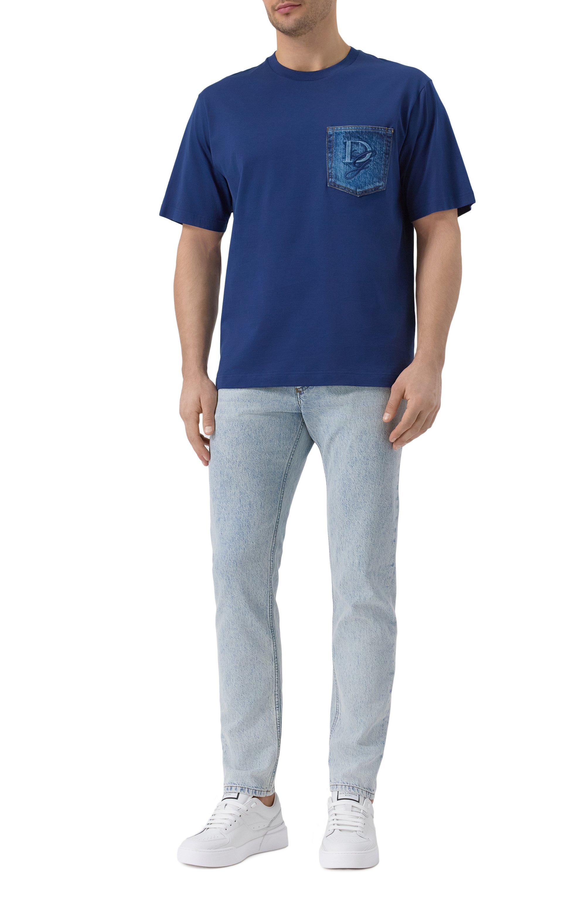 Хлопковая футболка DOLCE & GABBANA, арт. G8PN9Z/G704J, фото 2