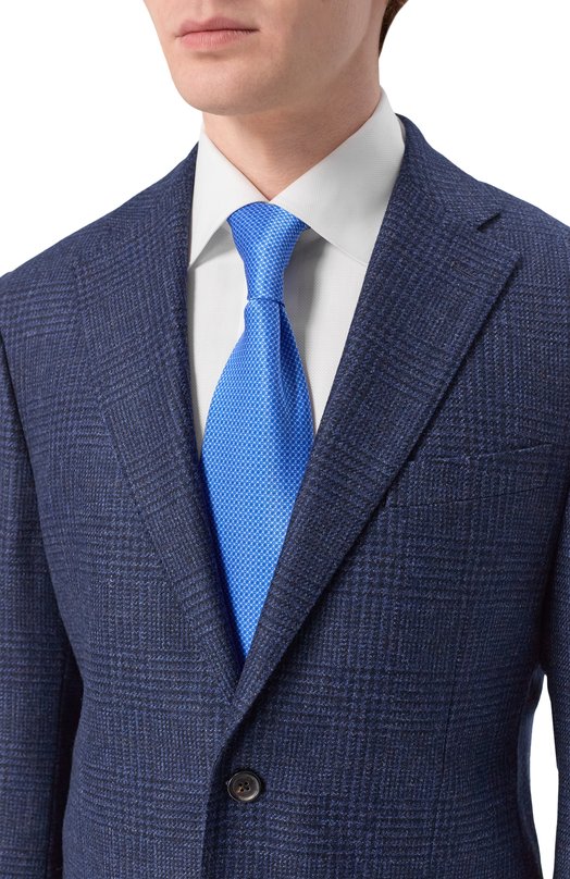 Шелковый галстук Stefano Ricci CXL/59009 Голубой  CXL/59009 Фото 2