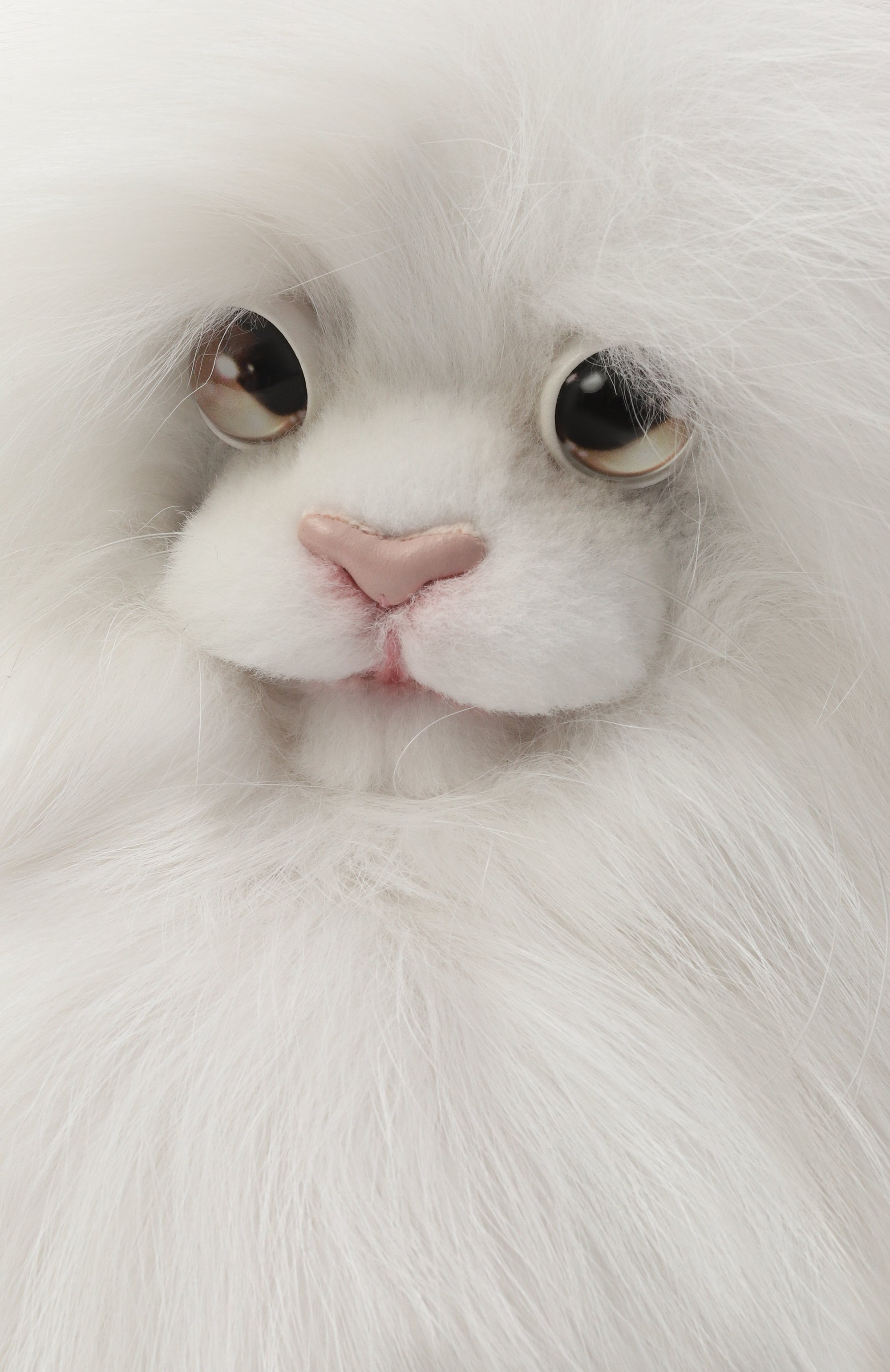 Мягкая игрушка котенок CAROLON белого цвета по цене 140000 руб., арт. МИ-25-ПД-003-4, фото 3 Мягкая игрушка котенок CAROLON, арт. МИ-25-ПД-003-4, фото 3