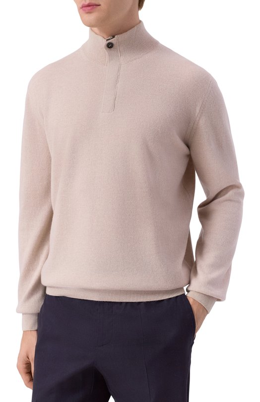 Кашемировый джемпер Corneliani 26M533-2625185 Бежевый  26M533-2625185 Фото 3