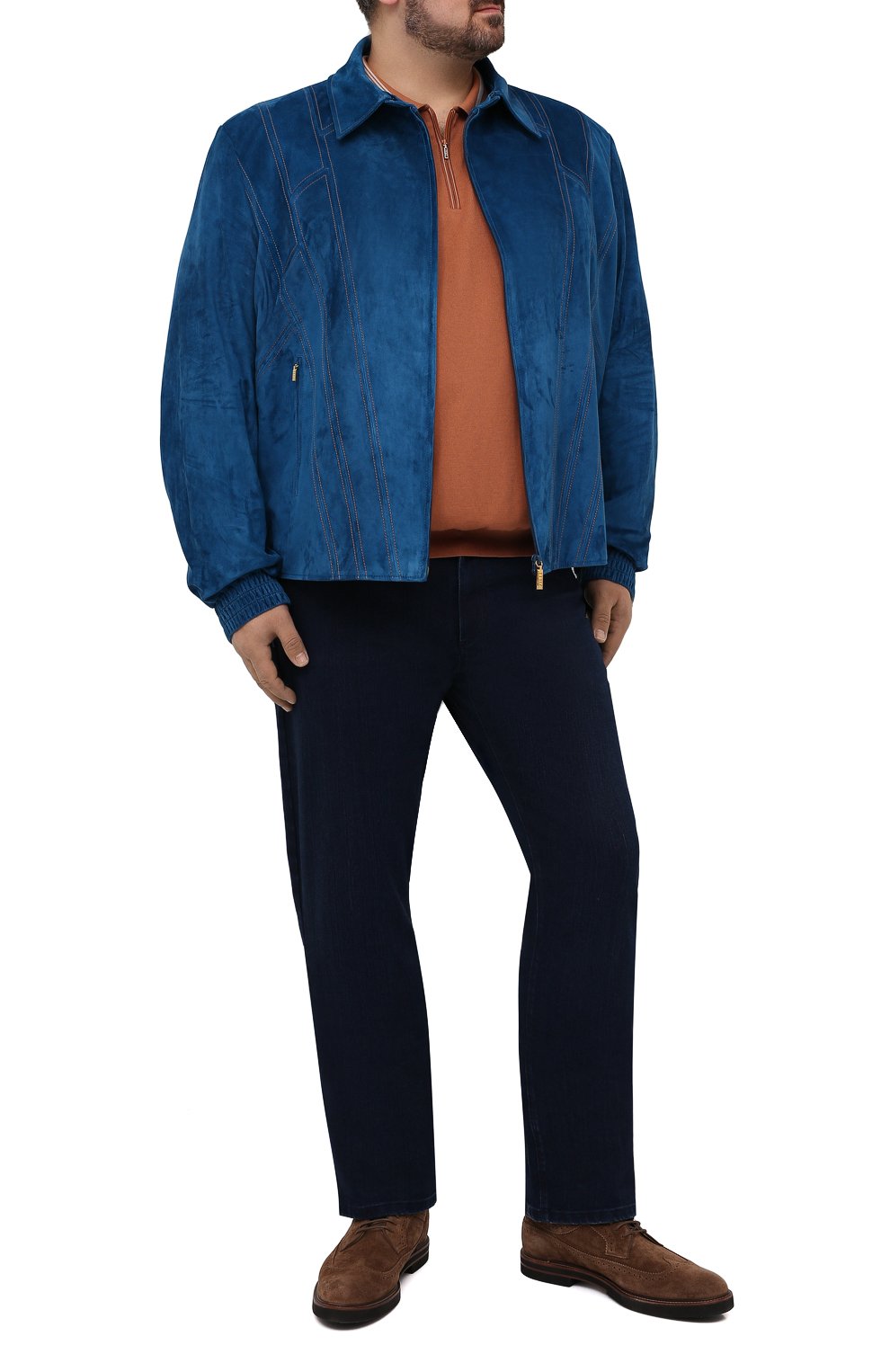 Замшевый бомбер ZILLI, арт. MAV-J0CKE-01003/2002/60-64, фото 2