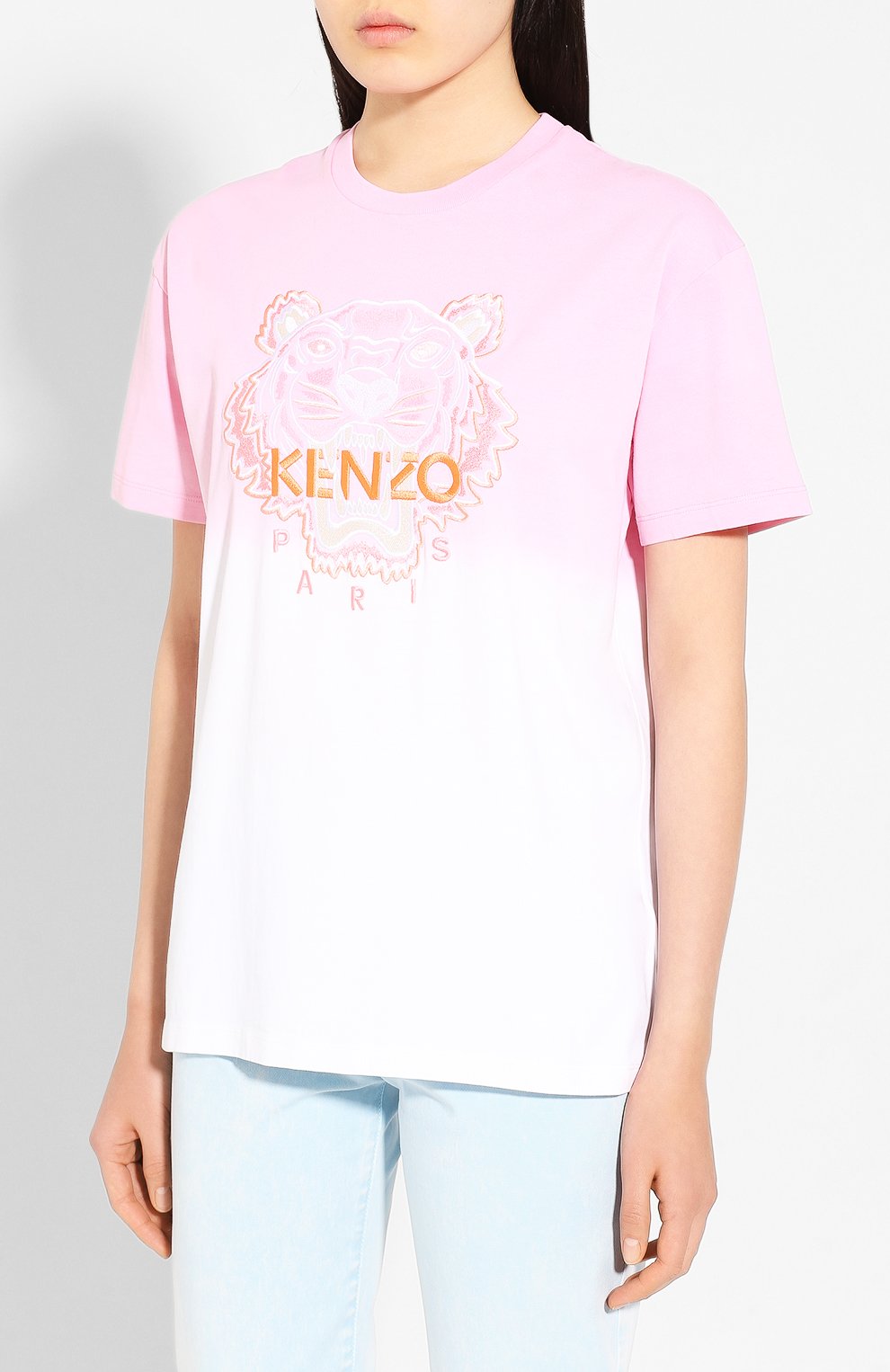 Хлопковая футболка KENZO, арт. FA52TS9574YG, фото 3