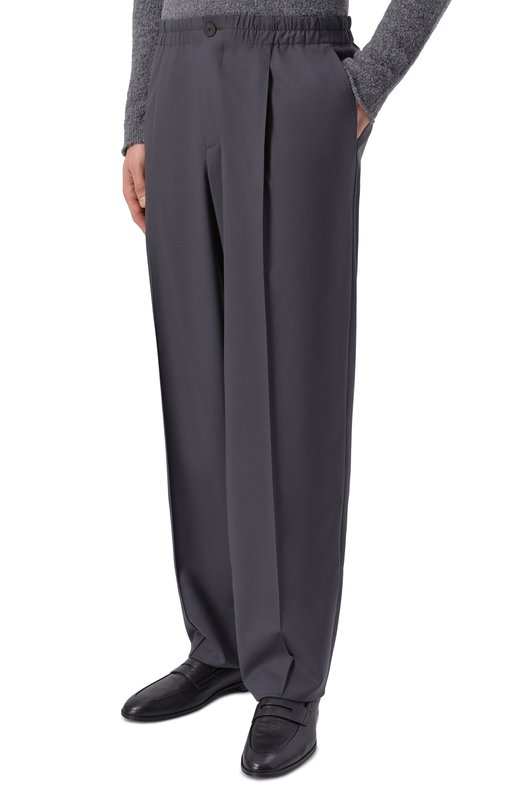 Шерстяные брюки 12 STOREEZ 136040 Серый  136040 Фото 3