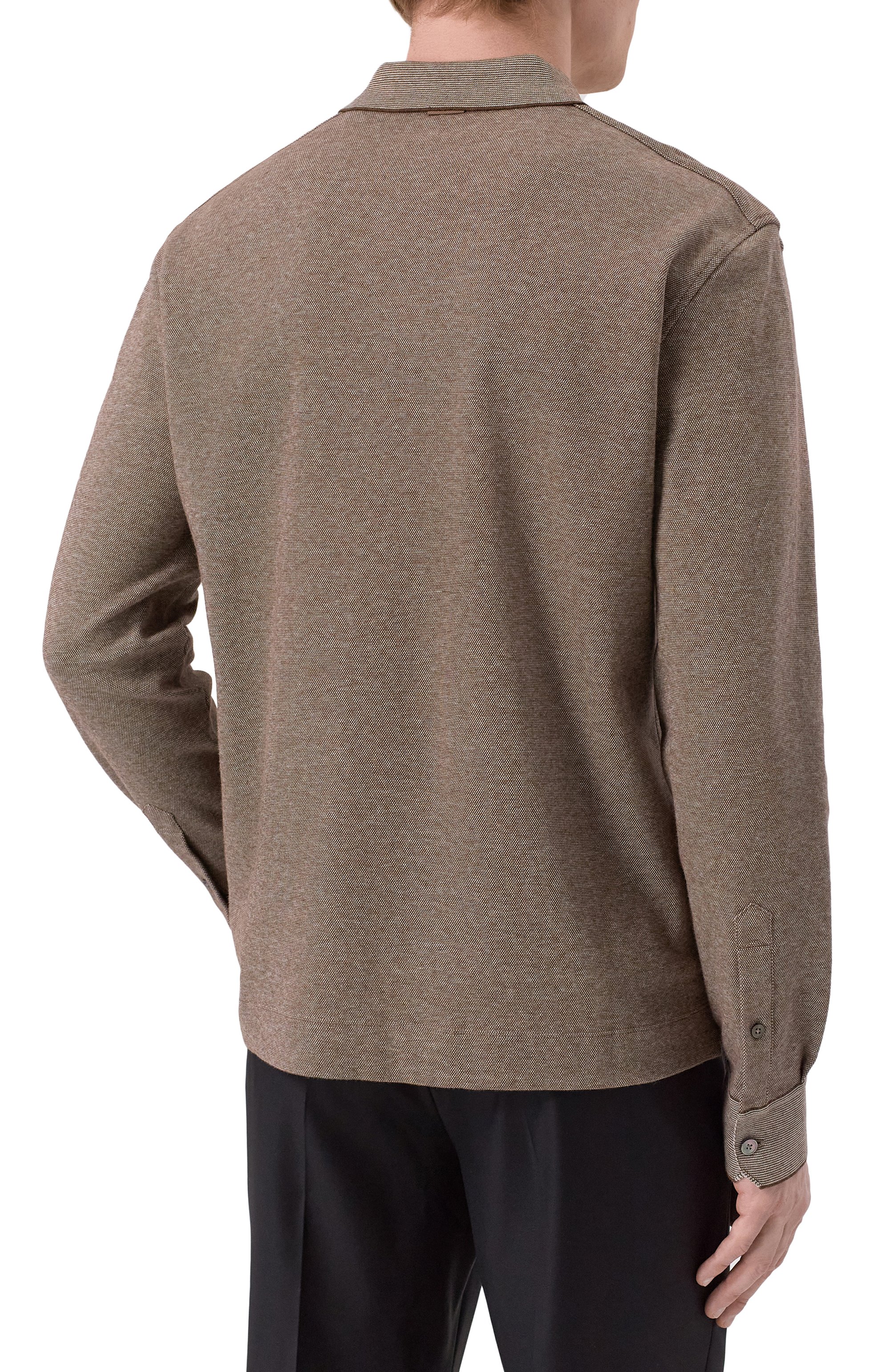 Хлопковое поло ZEGNA, арт. E739/UE394A8, фото 4