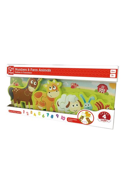 Пазл-игрушка числа и животные HAPE, арт. E1628_HP