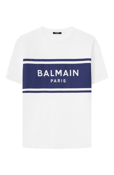 Хлопковая футболка BALMAIN, арт. BY8P11