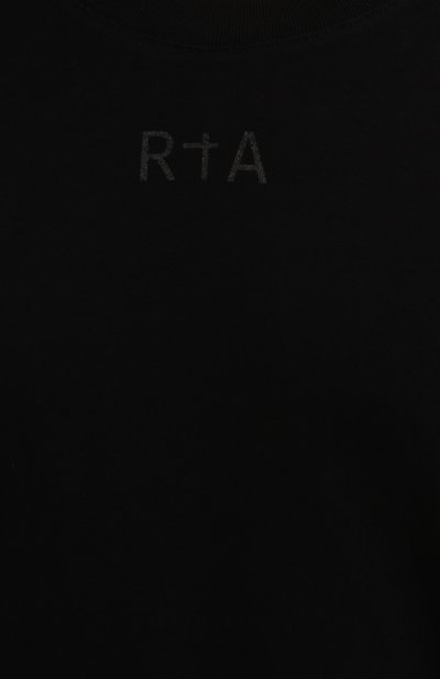 Хлопковая футболка RTA, арт. MF21-A346-0025BLNS, фото 5