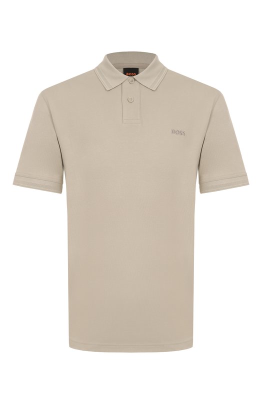 

Хлопковое поло BOSS Orange, Фиолетовый