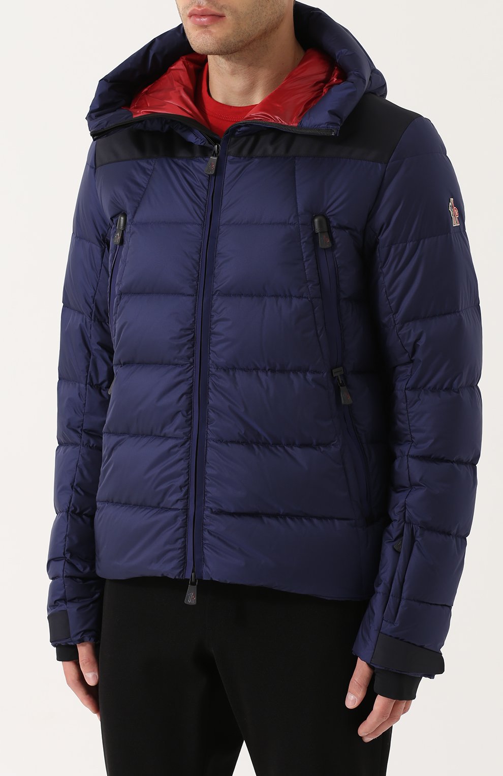 Стеганый пуховик на молнии с капюшоном MONCLER, арт. C2-097-41813-85-53864, фото 3