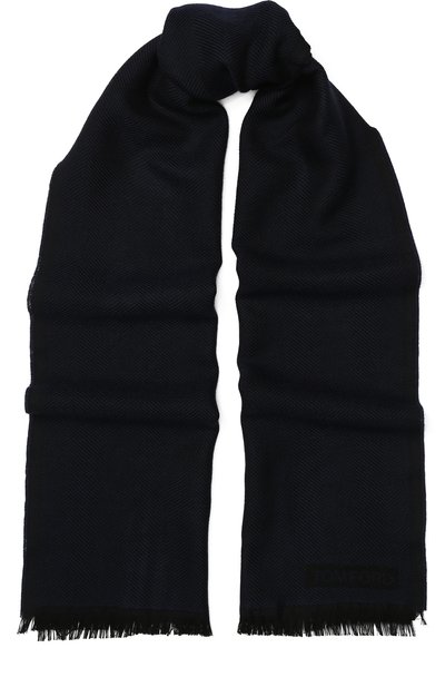 Шерстяной шарф с необработанным краем TOM FORD, арт. 4TF127/2FB, фото 1