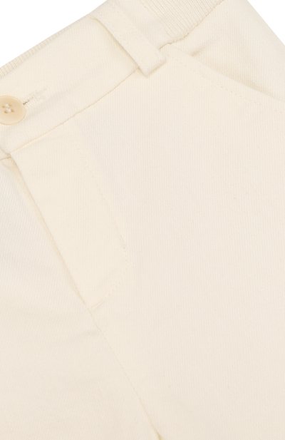 Хлопковые брюки с эластичной вставкой на поясе LORO PIANA, арт. FAI1476, фото 3