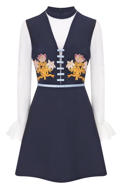 Женское платье из шерсти и шелка VALENTINO, арт. 7B3VADU11CF