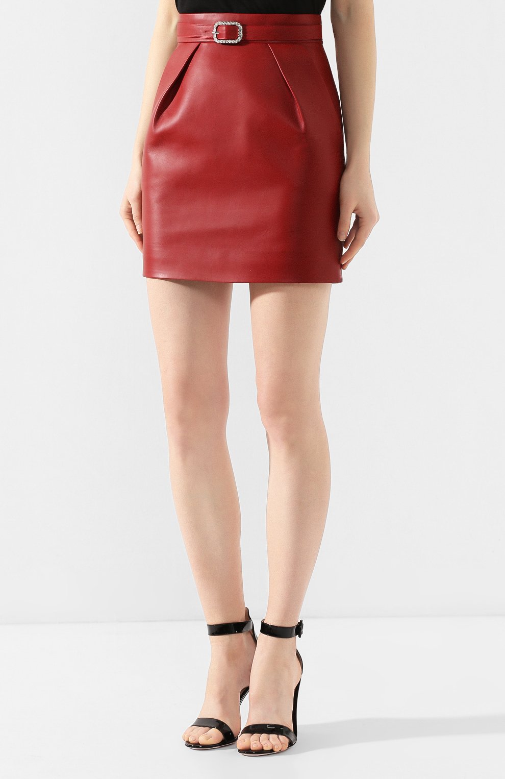 Кожаная юбка ALEXANDRE VAUTHIER, арт. 201LSK1200C 0404, фото 3