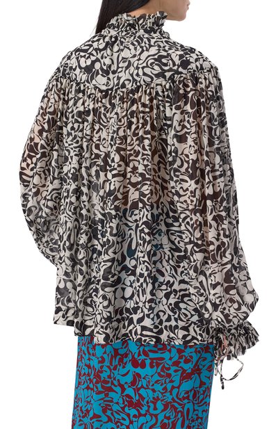 Блузка из вискозы DRIES VAN NOTEN, арт. 130716/3006, фото 4