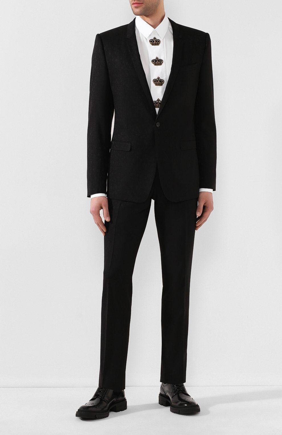 Хлопковая сорочка DOLCE & GABBANA, арт. G5HH6Z/FU5K9, фото 2