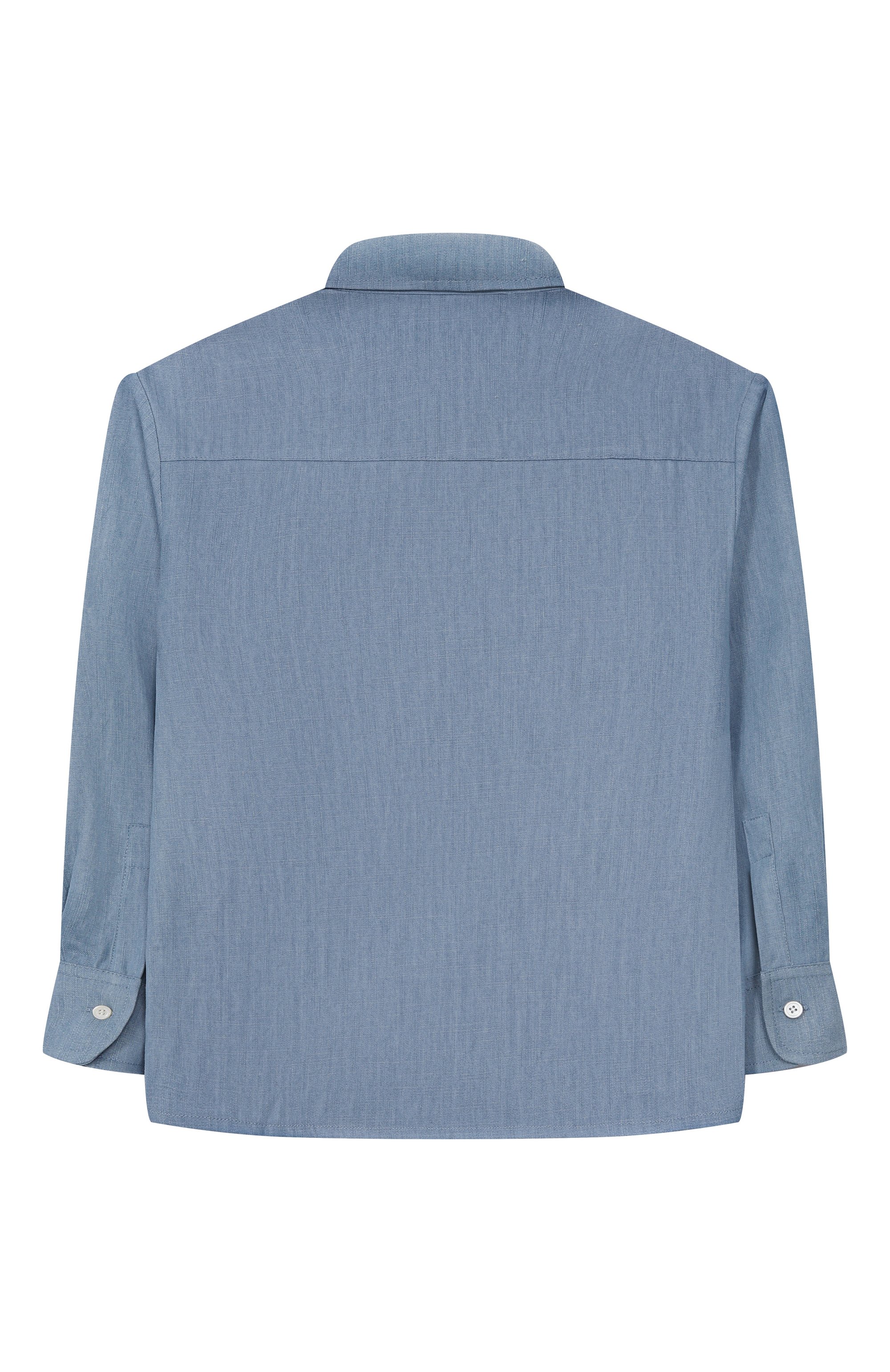 Рубашка из хлопка и лиоцелла BALMAIN, арт. BY5P50, фото 2