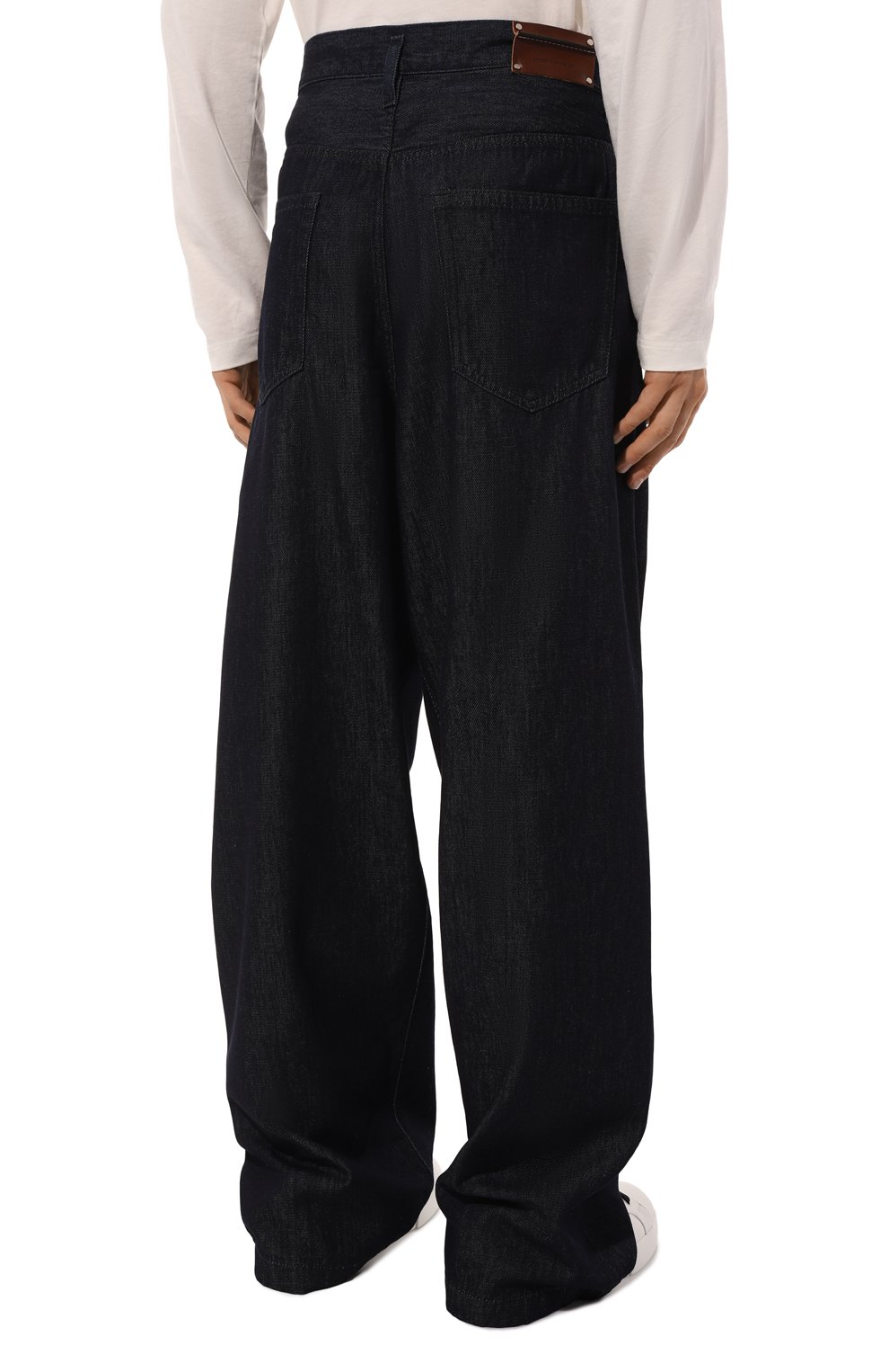 Джинсы DRIES VAN NOTEN темно-синего цвета по цене 48300 руб., арт. 242-020934-9378, фото 4 Джинсы DRIES VAN NOTEN, арт. 242-020934-9378, фото 4