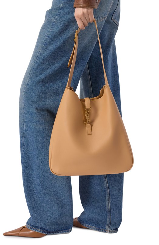 Сумка Le 5 a 7 large Saint Laurent 850545/AAAUQ_001 Бежевый  850545/AAAUQ_001 Фото 2
