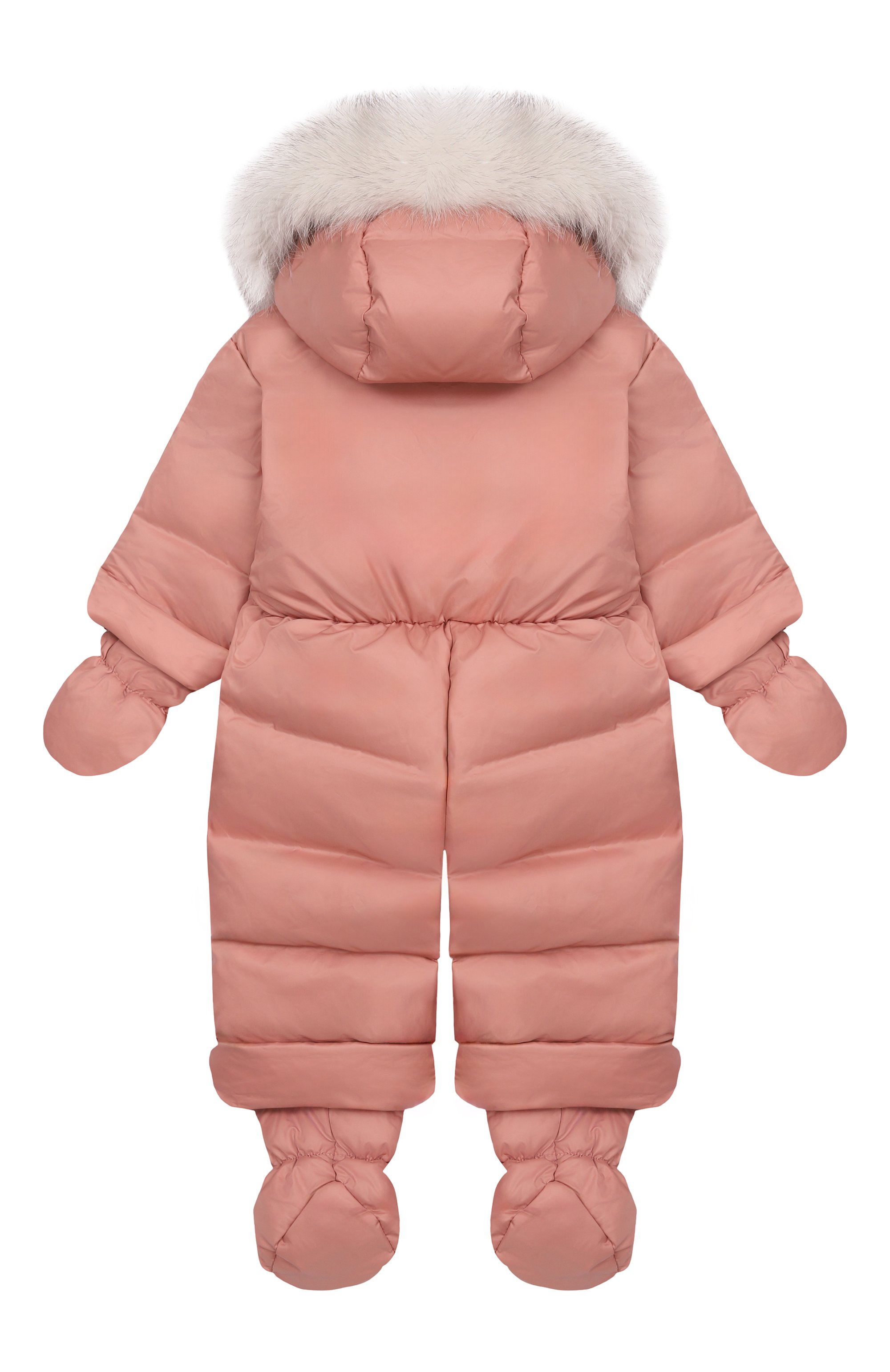 Пуховый комбинезон CHEPE светло-розового цвета по цене 20000 руб., арт. 391062, фото 2 Пуховый комбинезон CHEPE, арт. 391062, фото 2
