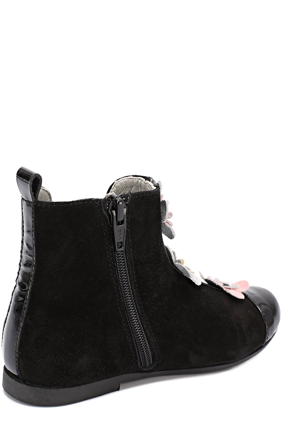 Полусапоги из замши с цветочной аппликацией FENDI, арт. JFR060/2FC/28-36, фото 3