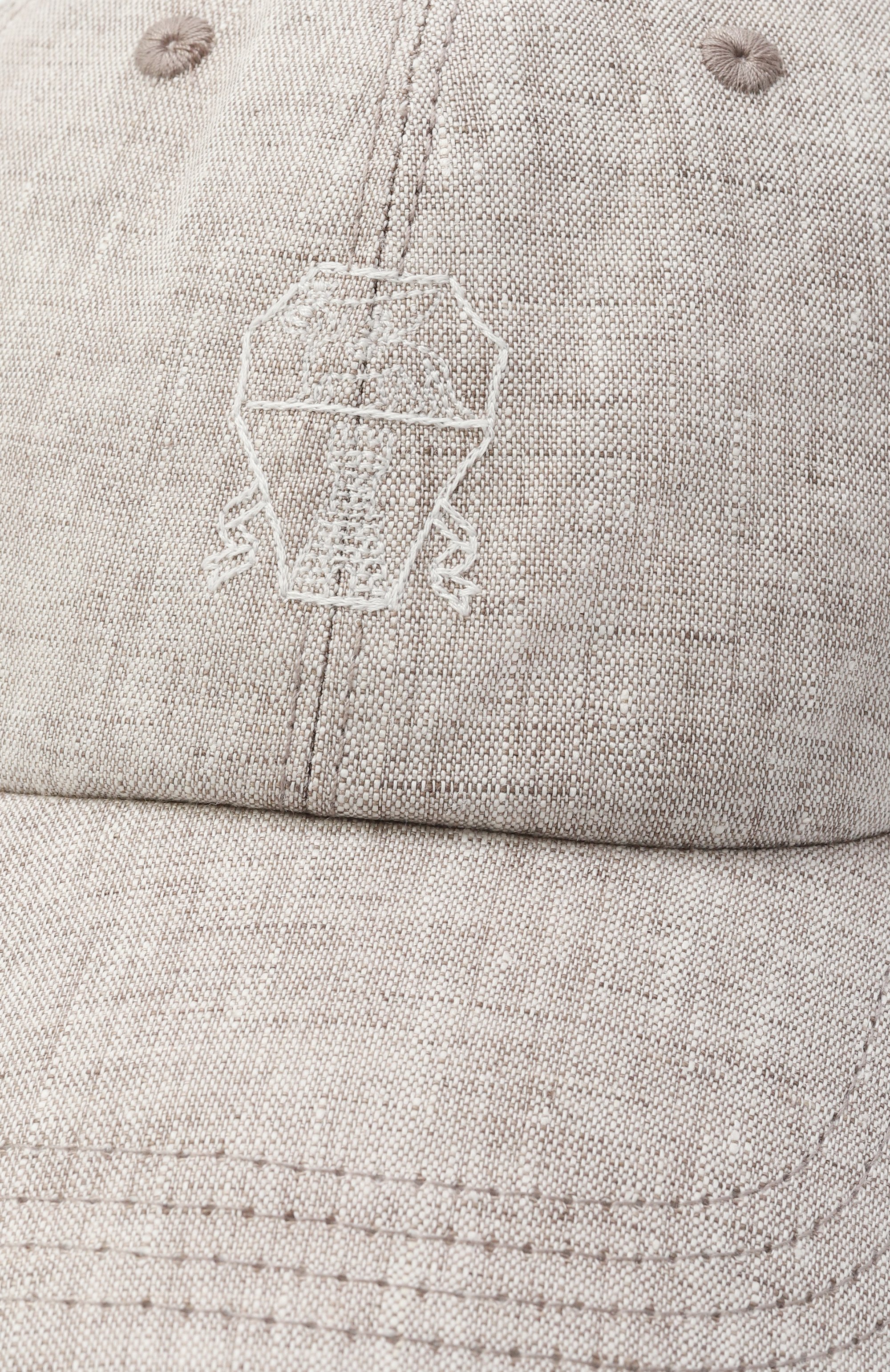 Льняная бейсболка BRUNELLO CUCINELLI, арт. BB430W322A, фото 3