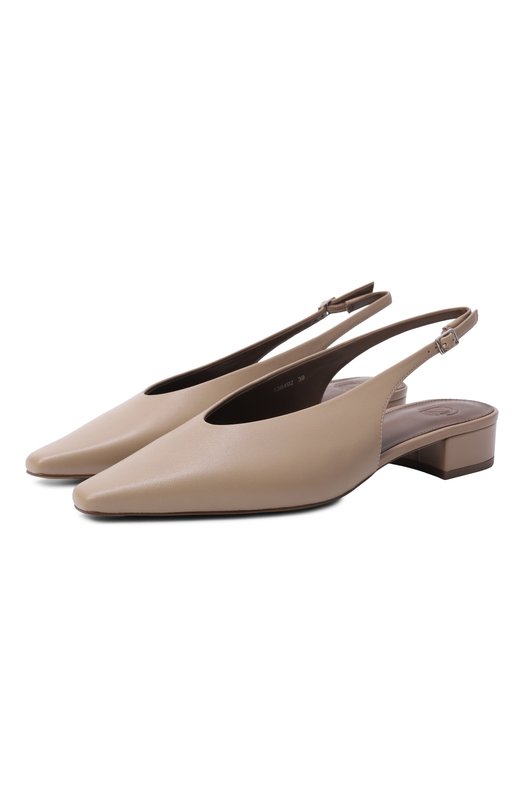 Кожаные туфли Diana 12 STOREEZ 136492 Бежевый 136492