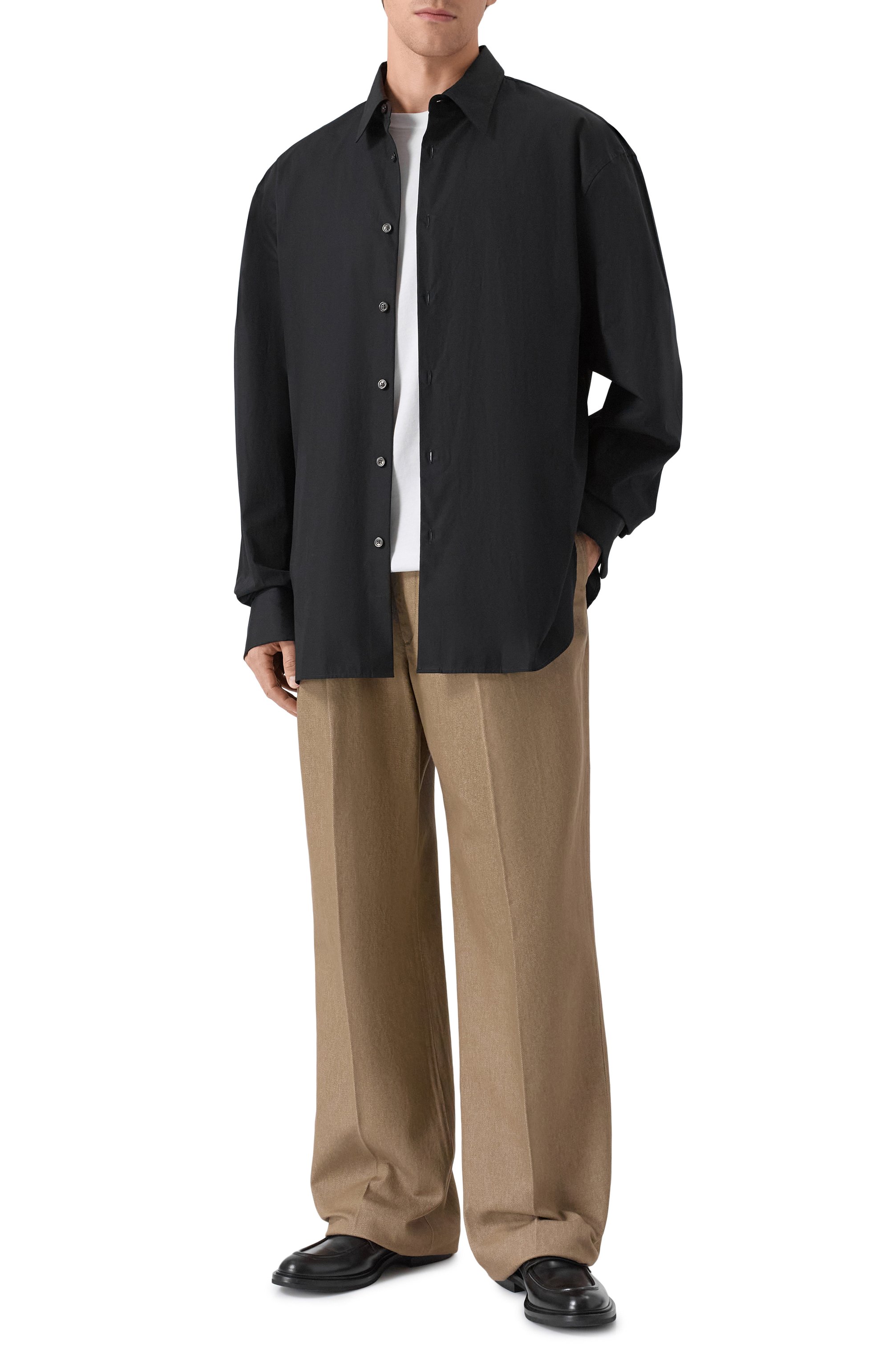 Хлопковая рубашка DRIES VAN NOTEN, арт. 020767-2293-900, фото 2