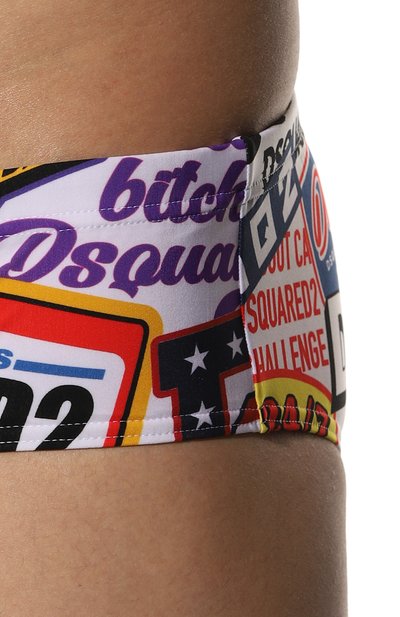 Плавки DSQUARED2 разноцветного цвета по цене 21500 руб., арт. D7B455550, фото 4 Плавки DSQUARED2, арт. D7B455550, фото 4