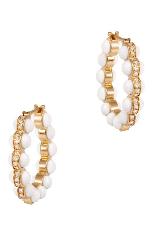 Серьги L'Atelier Nawbar E74W Бесцветный E74W