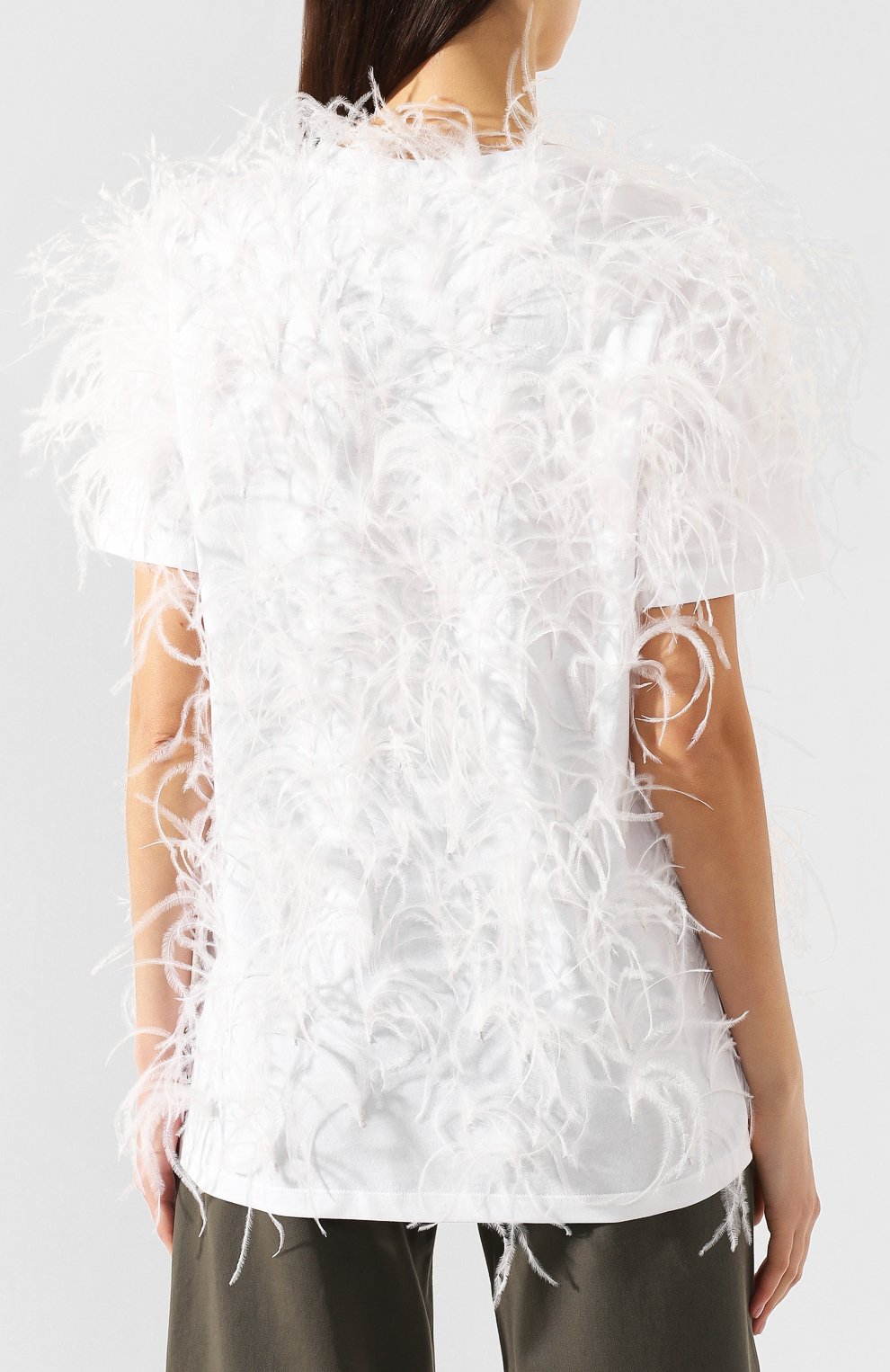 Хлопковая футболка VALENTINO, арт. TB0MG06H5GW, фото 4