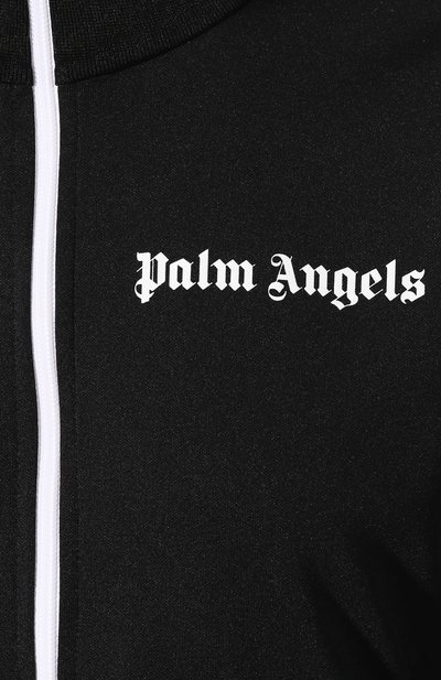 Кардиган с логотипом бренда PALM ANGELS черно-белого цвета по цене 43900 руб., арт. PMBD001S193840011001, фото 5 Кардиган с логотипом бренда PALM ANGELS, арт. PMBD001S193840011001, фото 5