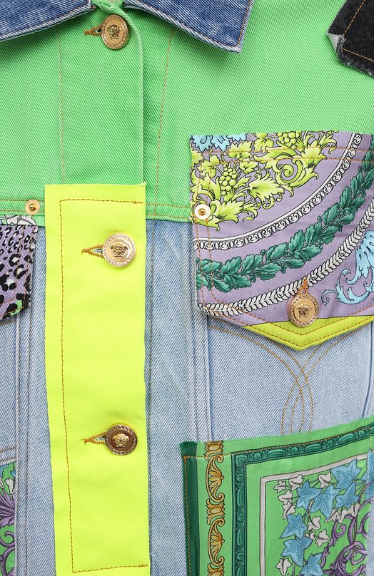 Джинсовая куртка Versace A88516/1F00408 Разноцветный  A88516/1F00408 Фото 5