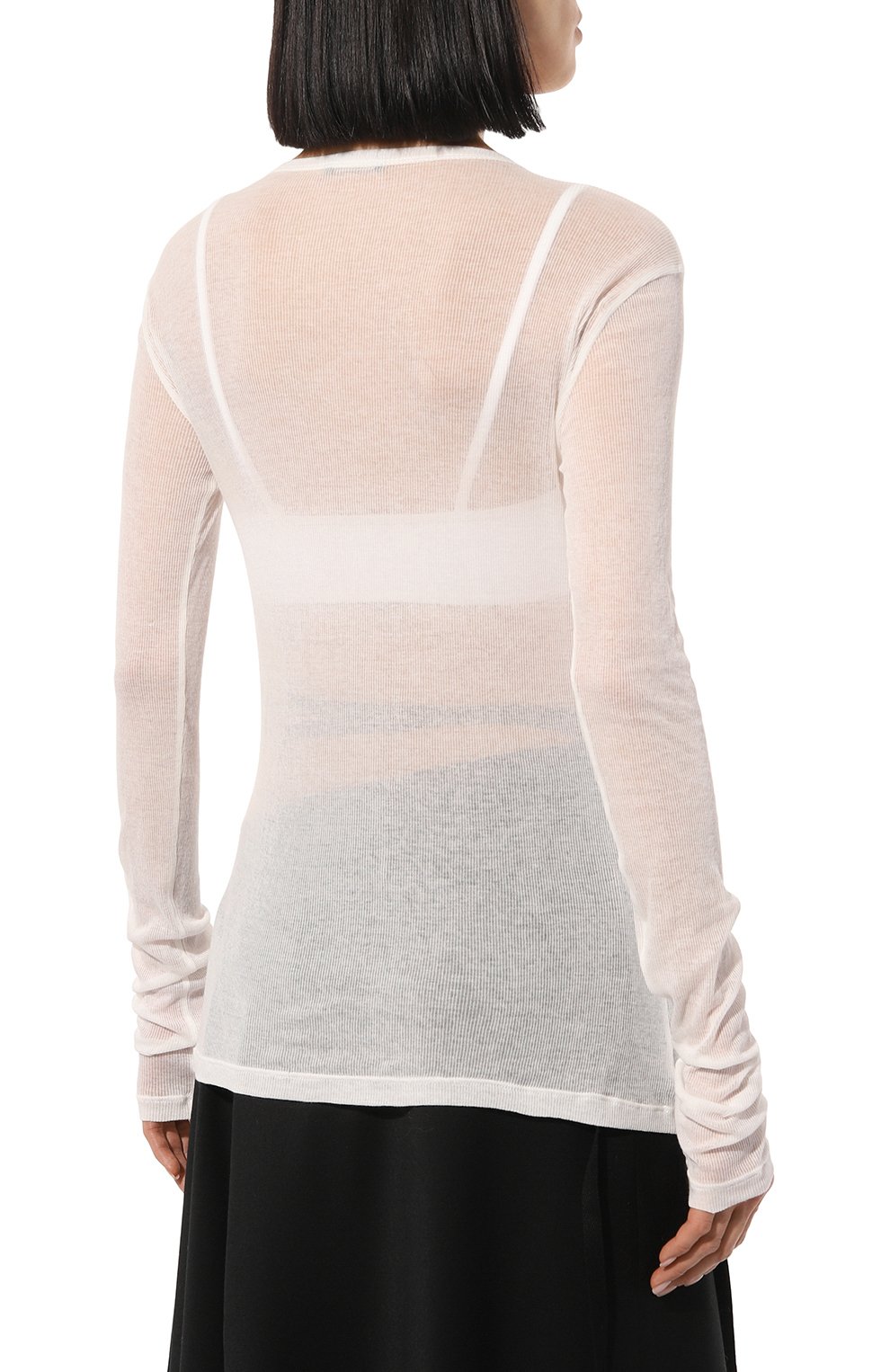 Хлопковый лонгслив ANN DEMEULEMEESTER, арт. 2402-W-JTS12-35-FA434-002, фото 4