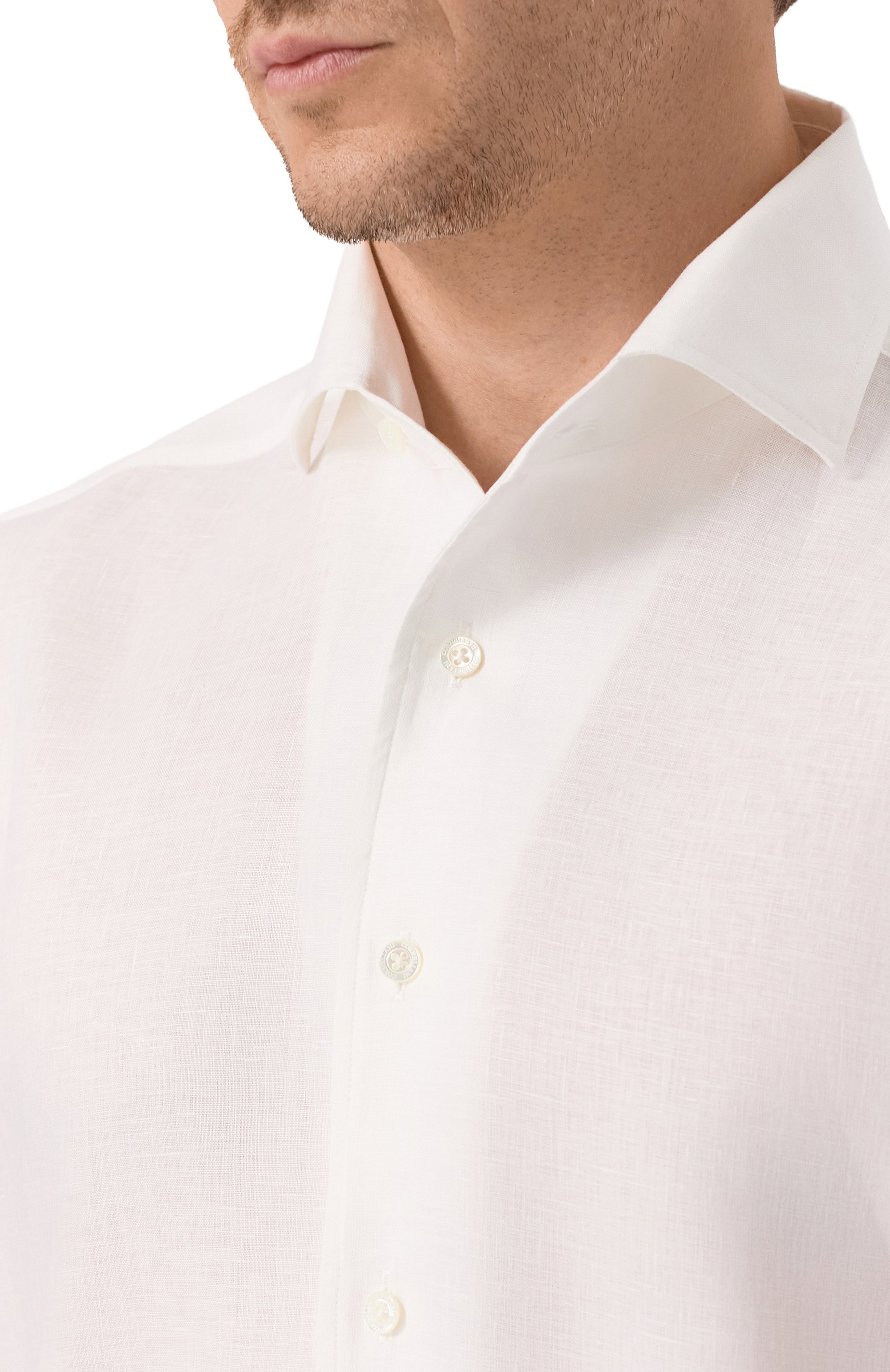 Льняная рубашка CORNELIANI, арт. 27P213/2711091, фото 5